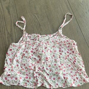 Floral adjustable tank top Abercrombie & Fitch size Small